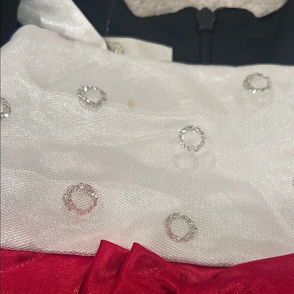 Great🎉 Condition ‘American Princess’ Black and White Dress with Red Accent, 2T